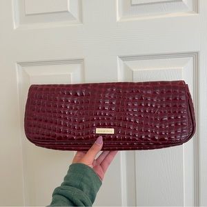 Charles David Red Pleather Clutch